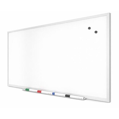 TRU RED™ Magnetic Steel Dry Erase Board, Satin Frame, 3 x 2 (TR61169)