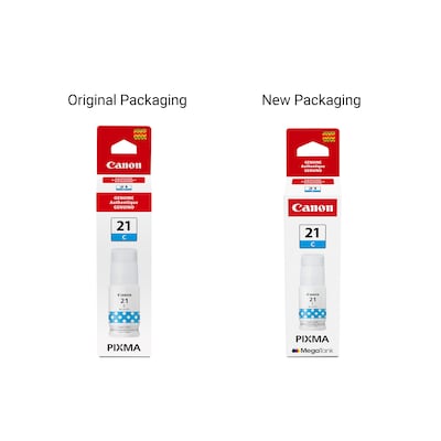 Canon GI-21 Cyan Standard Yield Ink Bottle (CNM4537C001)