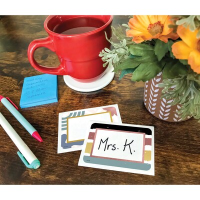 Teacher Created Resources Wonderfully Wild Name Tags/Labels Multi-Pack, 36/Pack, 6 Packs (TCR6691-6)