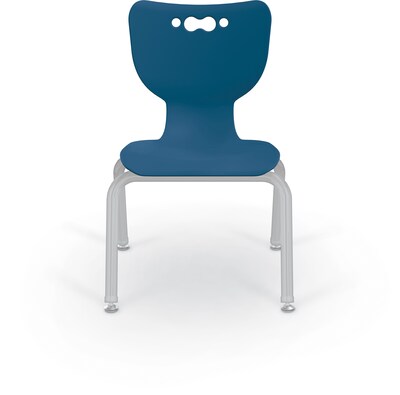 MooreCo 12" Hierarchy Student Chair with 4 Legs, Endless Sea/Platinum Base (703673562706)