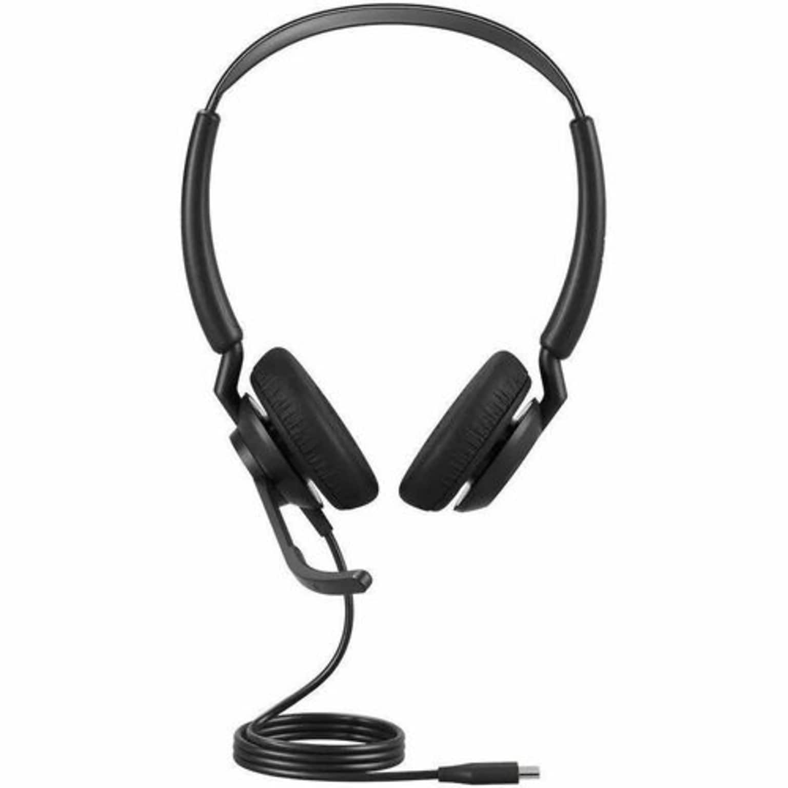 Jabra Engage 50 II Type-C Noise Canceling  Stereo Computer On-Ear Headset, UC Certified (5099-299-2169)