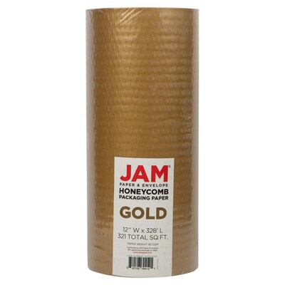 Honeycomb Packing Paper Roll, Gold, 12 x 328 (PP10001YE)