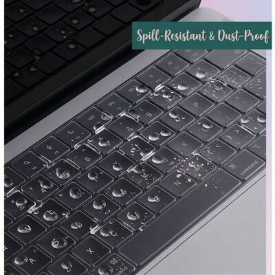 TechProtectus Crystalline Clear Case for MacBook Neo 13" (2026)  with Keyboard Cover, Frosted Matte Clear (TP-CM-NEO13)