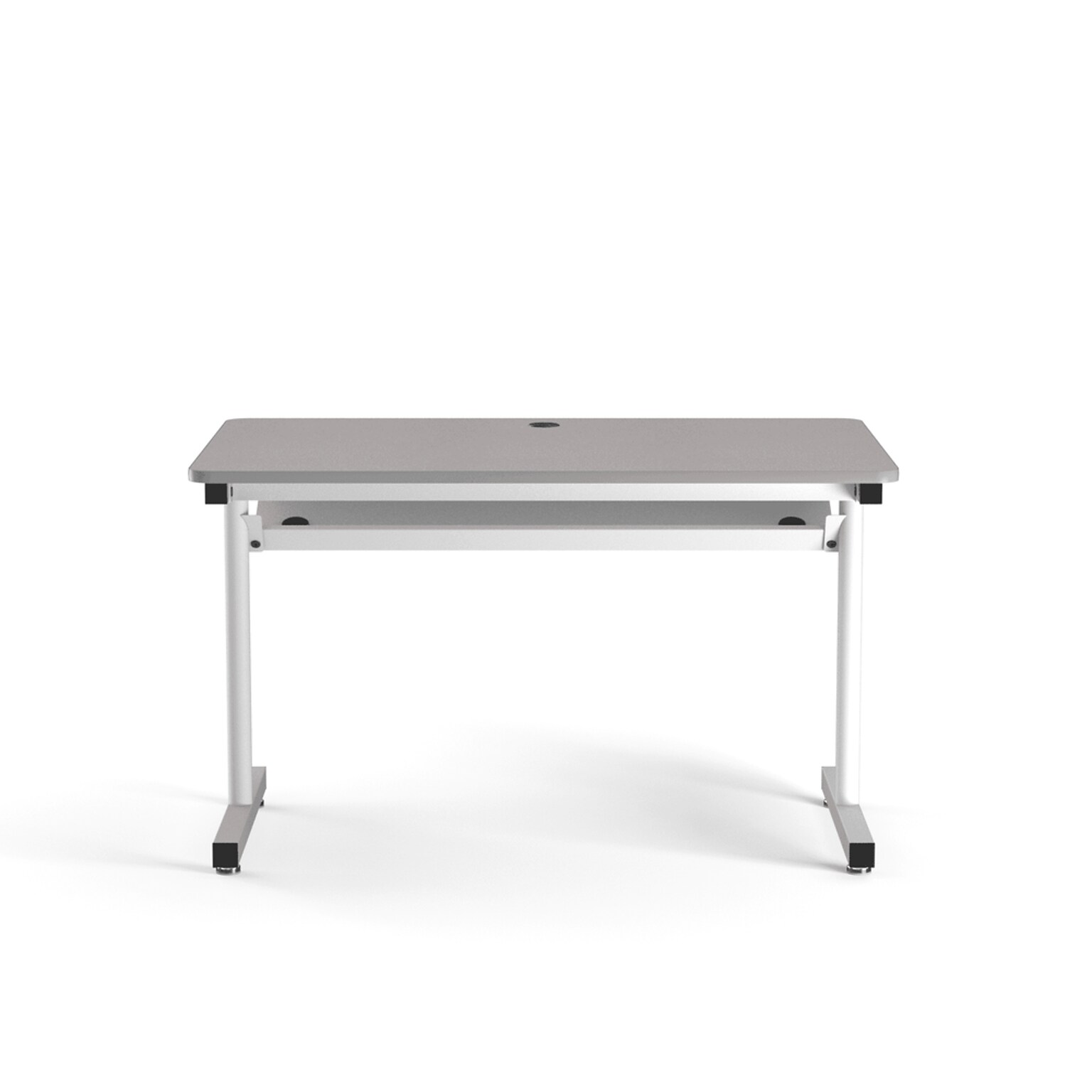 VersaDesk 48W Basic Computer Table, Grey/White (BCT4830-WG)