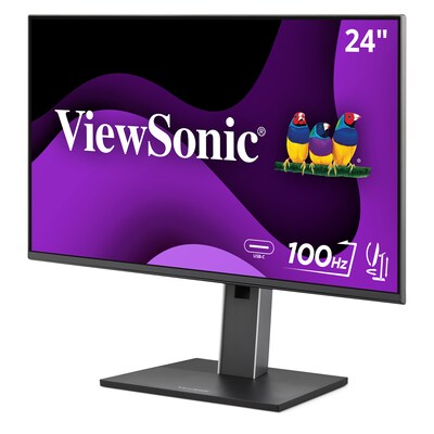 ViewSonic Ergonomic 24 100Hz LCD Monitor, Black (VG2452)