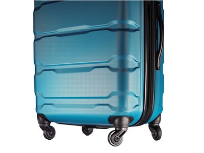 Samsonite Omni PC Polycarbonate 4-Wheel Spinner Luggage, Caribbean Blue (68309-2479)