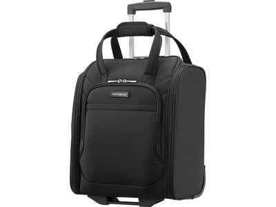 Samsonite Ascella X Polyester Carry-On Luggage, Black (131985-1041)