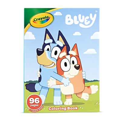 Crayola Bluey Coloring Book, 96 Pages (42755)