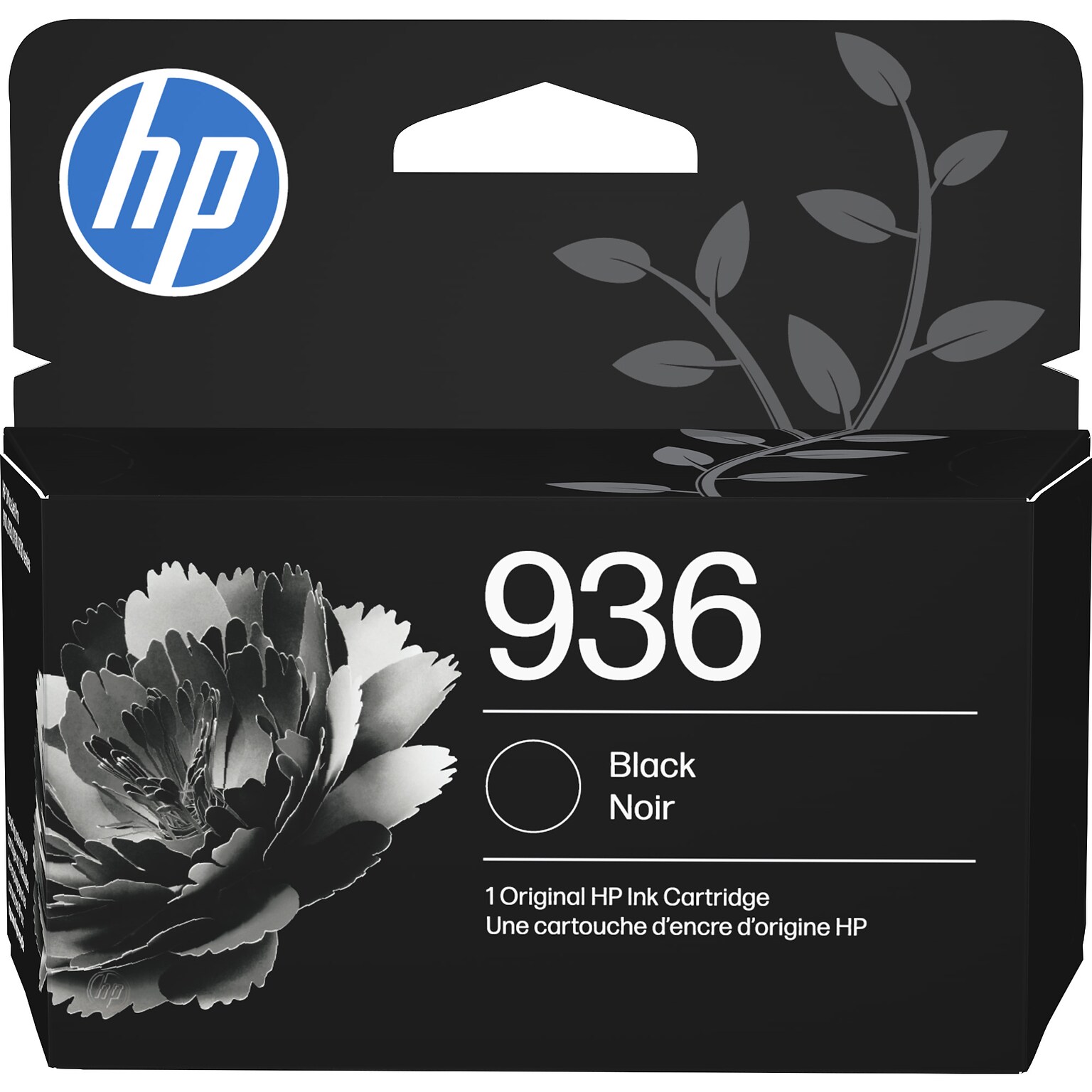 HP 936 Black Standard Yield Ink Cartridge, Prints Up to 1,250 Pages (4S6V2LN)