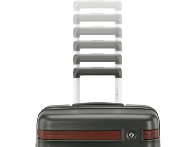 Samsonite Virtuosa 23" Hardside Carry-On Suitcase, 4-Wheeled Spinner, TSA Checkpoint Friendly, Pine Green (149176-1693)