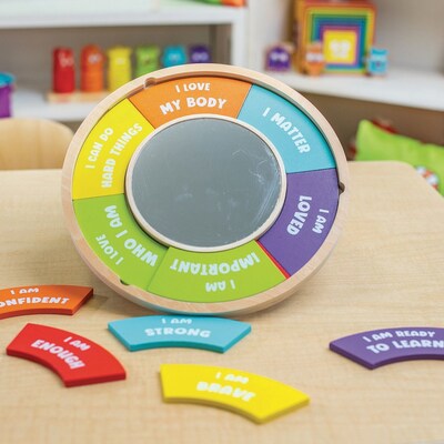 Open the Joy Social Emotional Learning Bundle Confidence Building Mirror, Multicolored (LR4676)