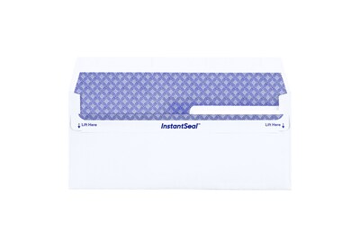 Staples Self Seal Self Seal Security Tinted #9 Double Window Envelopes, 3 7/8 x 8 7/8, White, 500/Box (ST28731-CC)