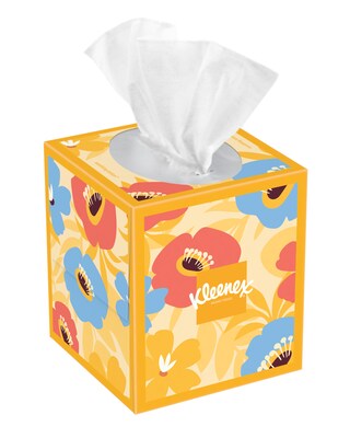 Kleenex Boutique Lotion Facial Tissue, 3-Ply, 60 Sheets/Box, 27/Carton (54271)