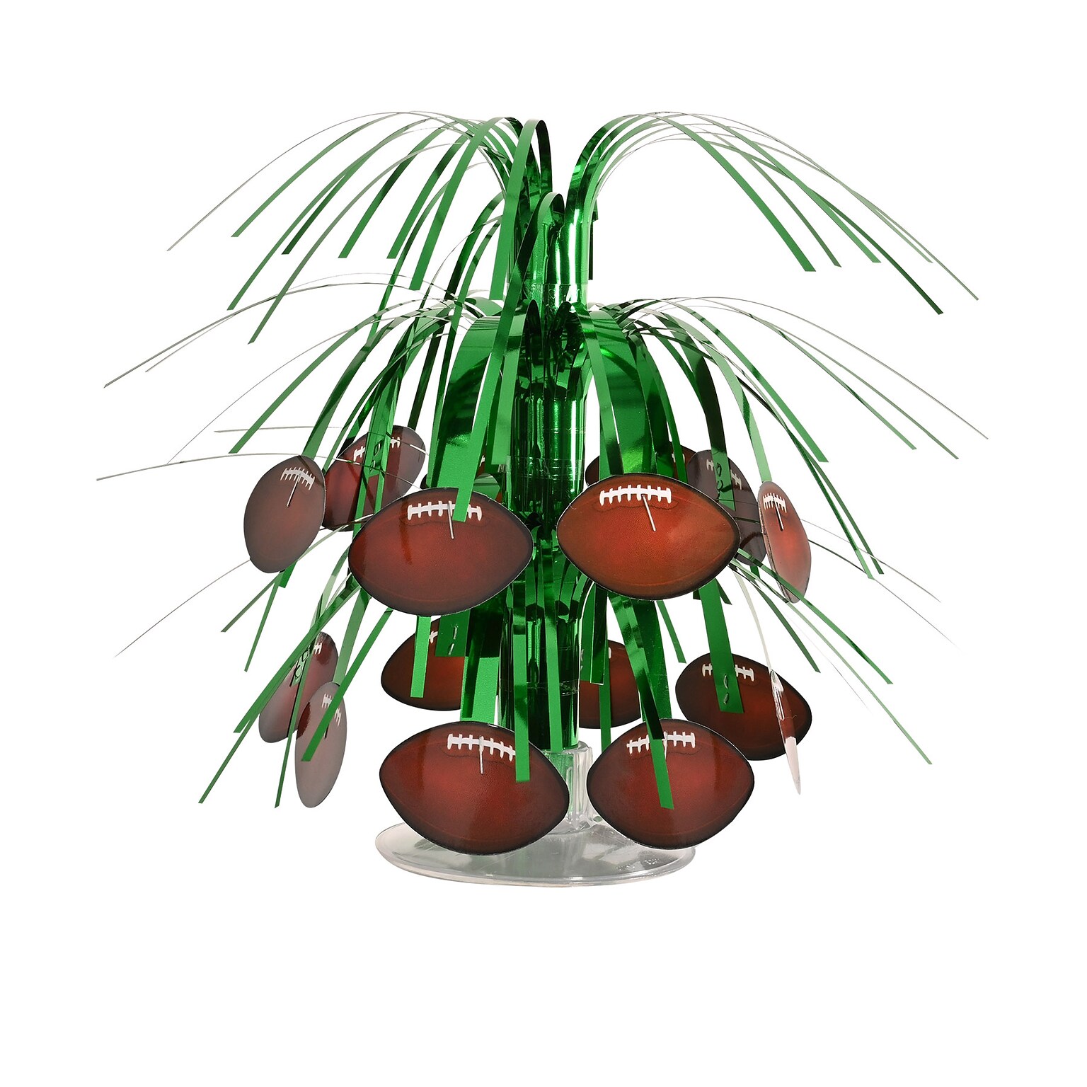 Beistle Football Centerpiece, Green/Brown (54104)
