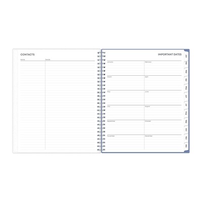 2027 Blue Sky Lindley 8" x 10" Calendar Year Monthly Planner, Plastic Cover (101582-27)
