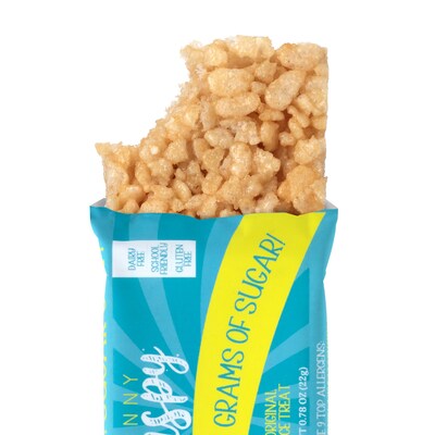 Skinny Crispy Gluten Free Vanilla Marshmallow Rice Treat, 3.9 oz., 5 Bars/Box, 3 Boxes/Pack (600-04176)