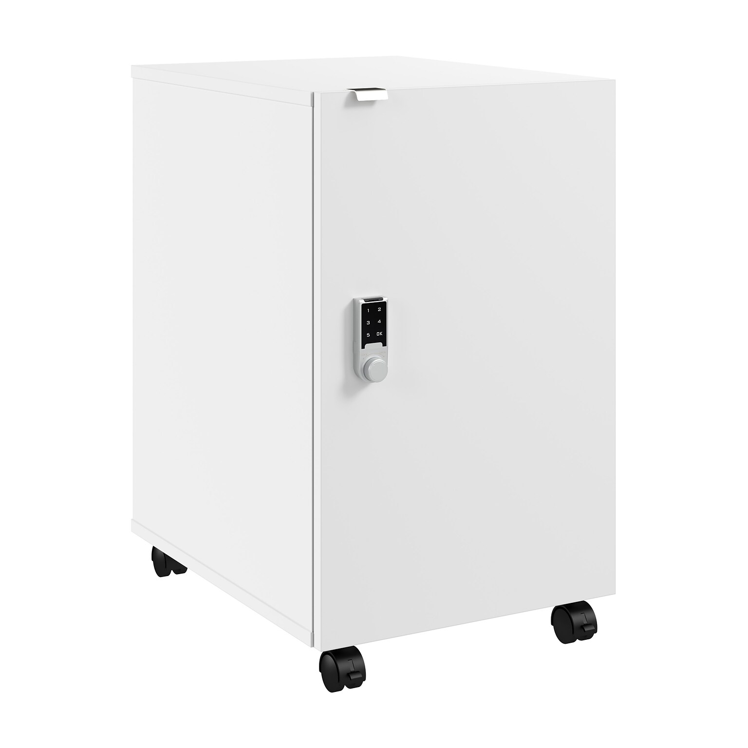 Bush Business Furniture Assure 26H Storage Cabinet, White (AUS116WHSU)
