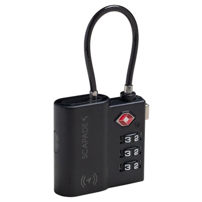 Scapade AirLock 3-Digit Combination Lock, Black (SCAPSLOCK)