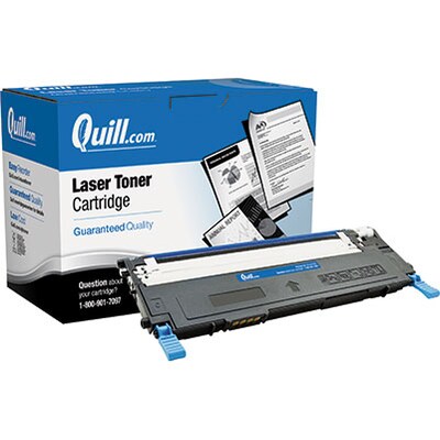 Quill Brand Remanufactured Laser Toner Cartridge Comparable to Samsung® CLT-C409S Cyan (100% Satisfaction Guaranteed)