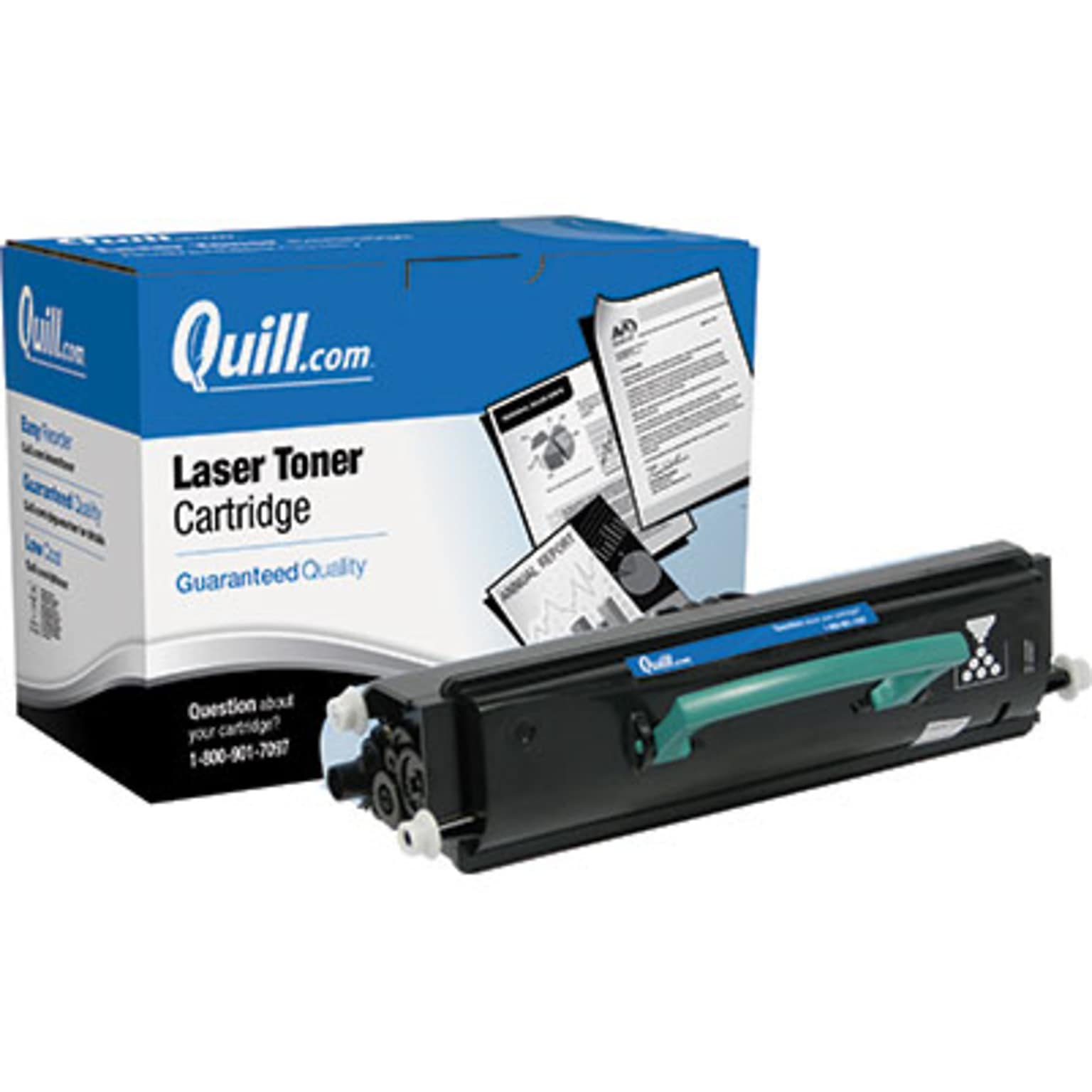 Quill Brand® Remanufactured Black High Yield Toner Cartridge Replacement for Lexmark E360 (E360H21A) (Lifetime Warranty)