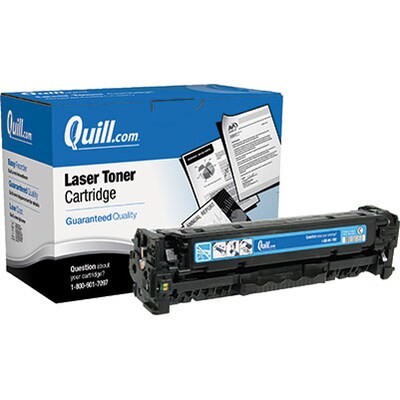 Quill Brand® HP 304 Remanufactured Cyan Laser Toner Cartridge, Standard Yield (CC531A) (Lifetime Warranty)