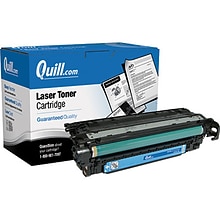 Quill Brand® Remanufactured Cyan Standard Yield Toner Cartridge Replacement for HP 504A (CE251A) (Li