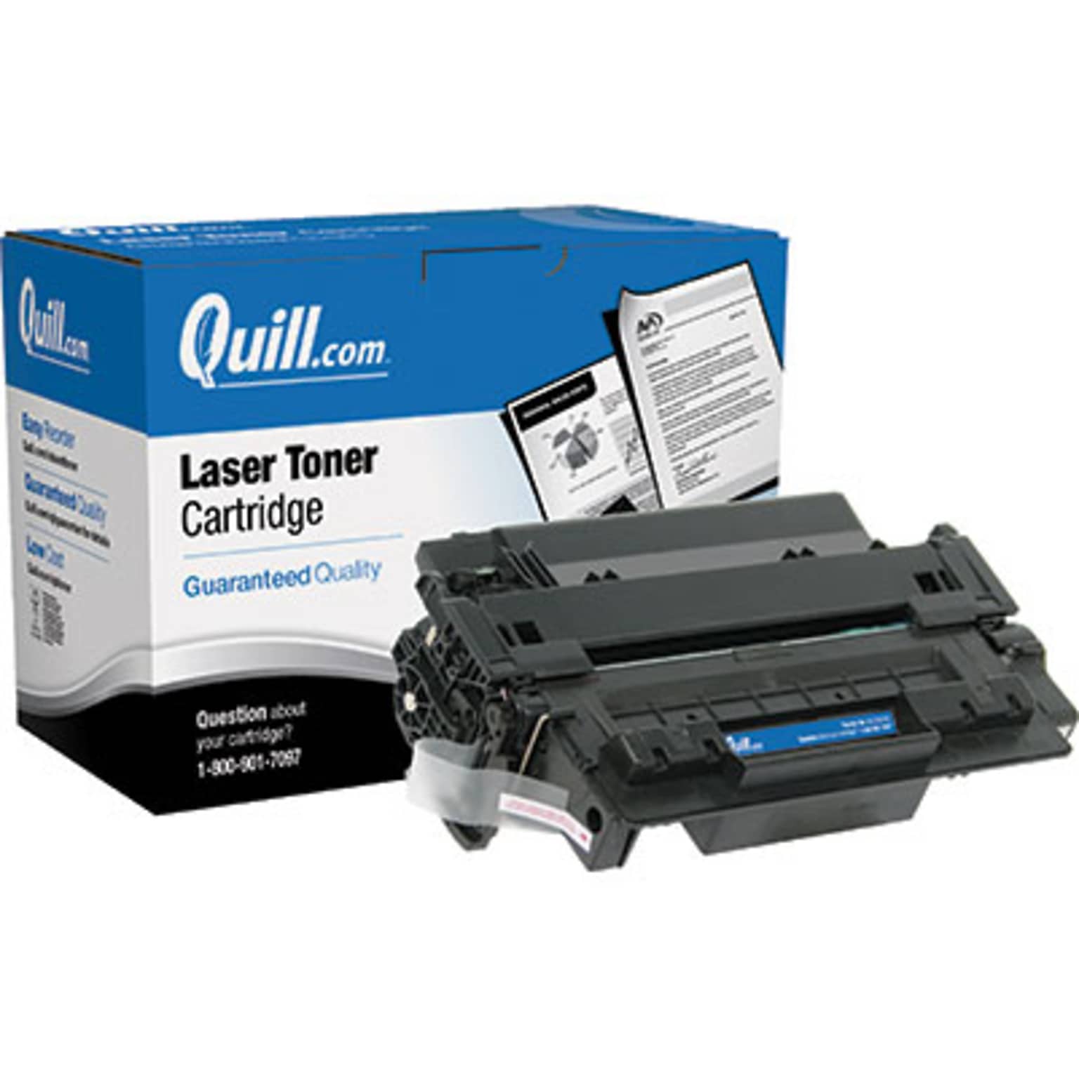 Quill Brand® Remanufactured Black High Yield Toner Cartridge Replacement for HP 55X (CE255X) (Lifetime Warranty)
