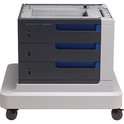 HP LaserJet Printer Accessories; 3x 500-Sheet Paper Feeder and Stand for CM4540MFP/CP4525 Machines