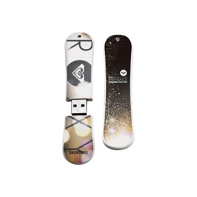 EP Memory® Snowboard Flash Drive; 8GB, Roxy Torah Bright Eminence