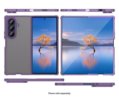 SaharaCase Venture Series Slim Case for Galaxy Z Fold7, Purple Orchid (CP00876)