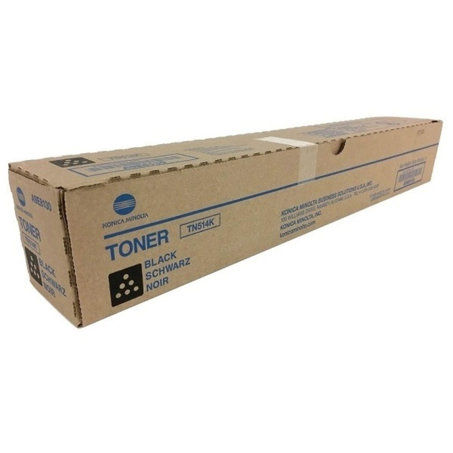 Genuine Konica Minolta TN514K Black Toner Cartridge (A9E8130)
