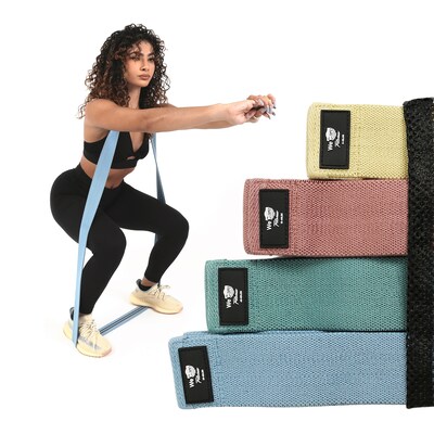 WeCare Fitness Full-Body Workout 4 Pk Resistance Bands (WFN100001)