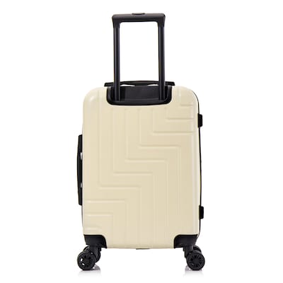 DUKAP Zahav 22.04" Hardside Carry-On Suitcase, 4-Wheeled Spinner, TSA Checkpoint Friendly, Sand (DKZAH00S-SAN)