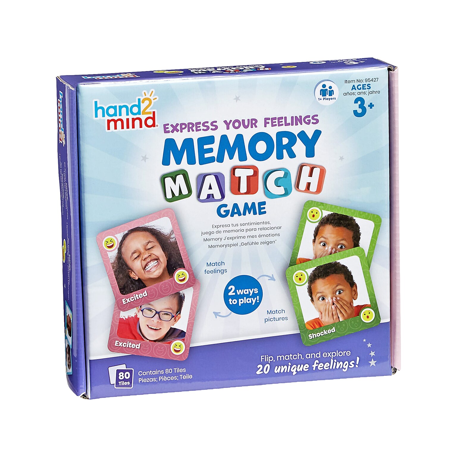 hand2mind Express Your Feelings Memory Match Game (95427)