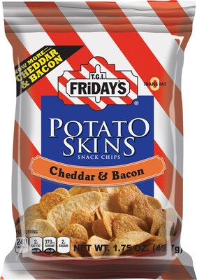 TGI Fridays® Cheddar & Bacon Potato Skins; 1.75-oz., 55 Bags/Case