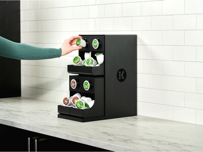 Keurig 4-Compartment Coffee Organizer, Black (5000380138)