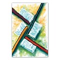 Medical Arts Press® Dental Standard 4x6 Postcards; Four Brushes