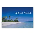 Medical Arts Press® Standard 4x6 Postcards; Beach Gentle Reminder