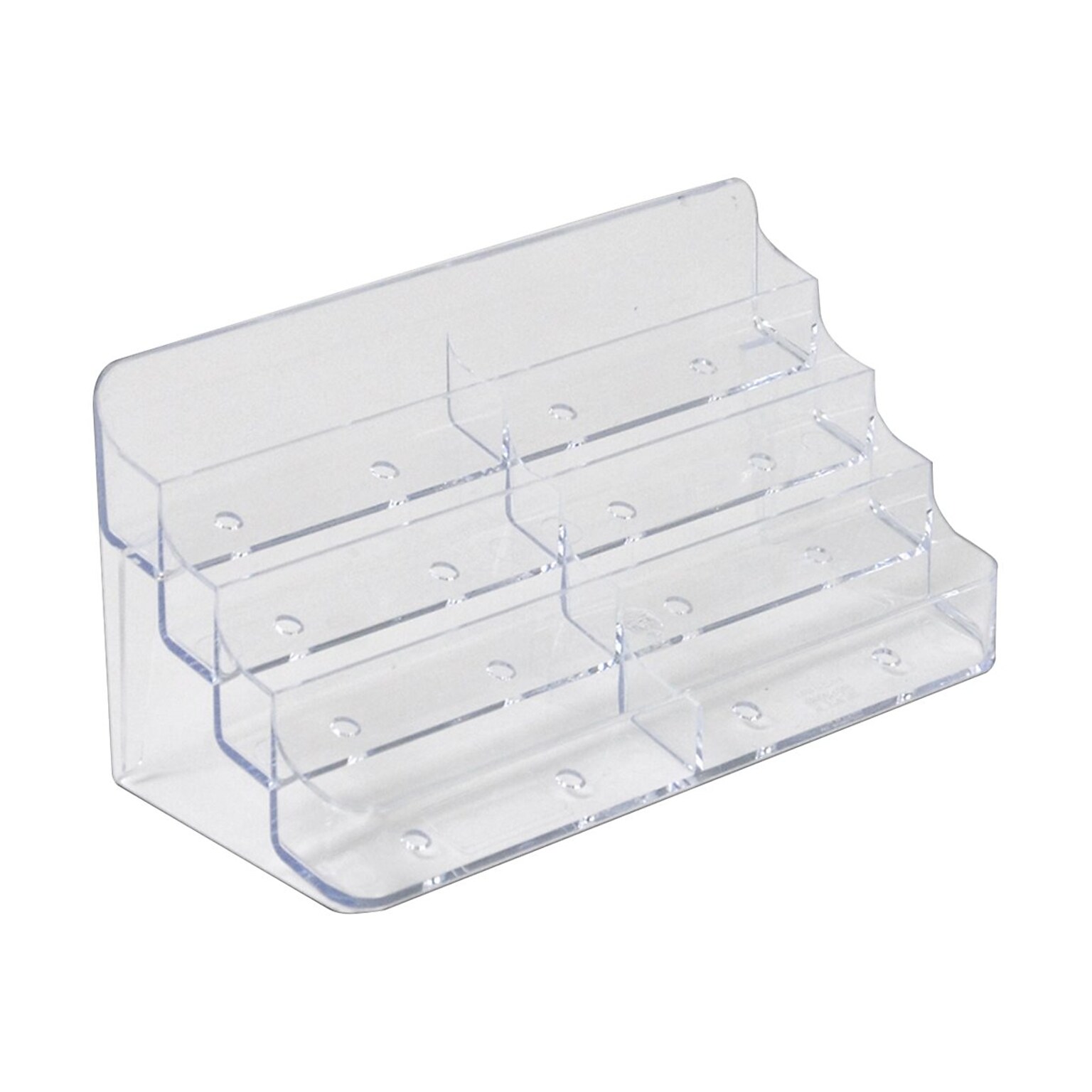 Azar Card Holder, 3.75, , Clear Acrylic, 2/Pack (252017)