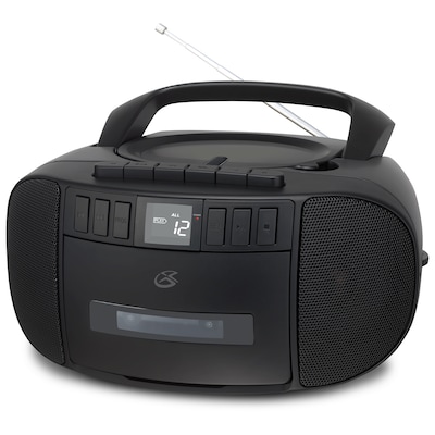 GPX Portable CD Boombox - AM/FM Radio and Cassette Recorder
