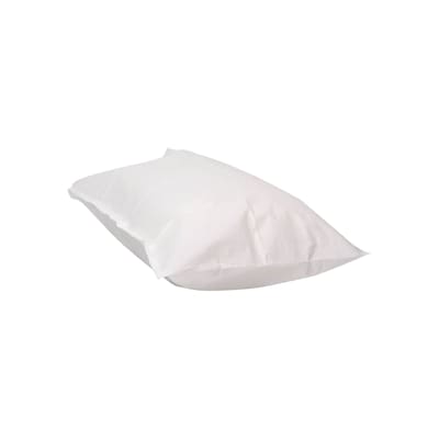 Medical Arts Press Disposable White Pillowcases, Tissue/Poly, 21x30, 100/Case