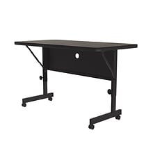 Correll Folding Table, 48x24 , Walnut (FT2448TF-01)