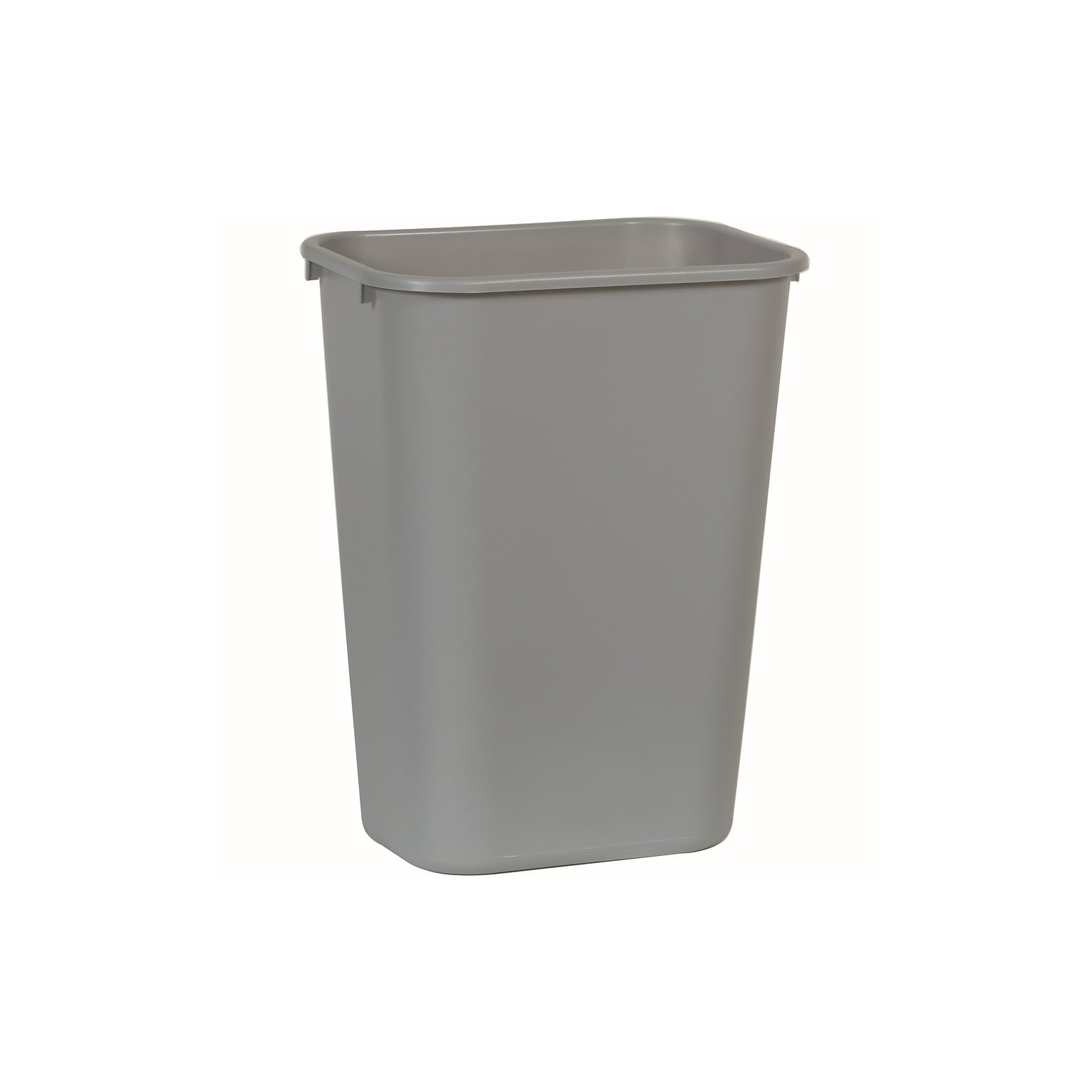 Rubbermaid Indoor Trash Can w/ No Lid, Gray Plastic, 10.25 Gal. (FG295700GRAY)