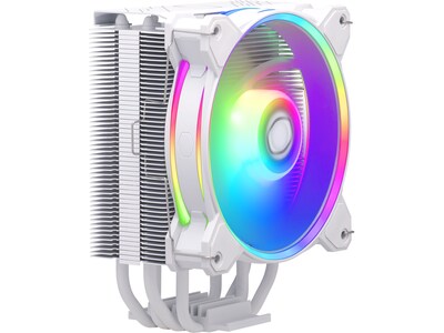 Cooler Master Hyper 212 Halo 120mm Rifle Bearing CPU Air Cooler with RGB Lighting, White (RR-S4WW-20PA-R1)