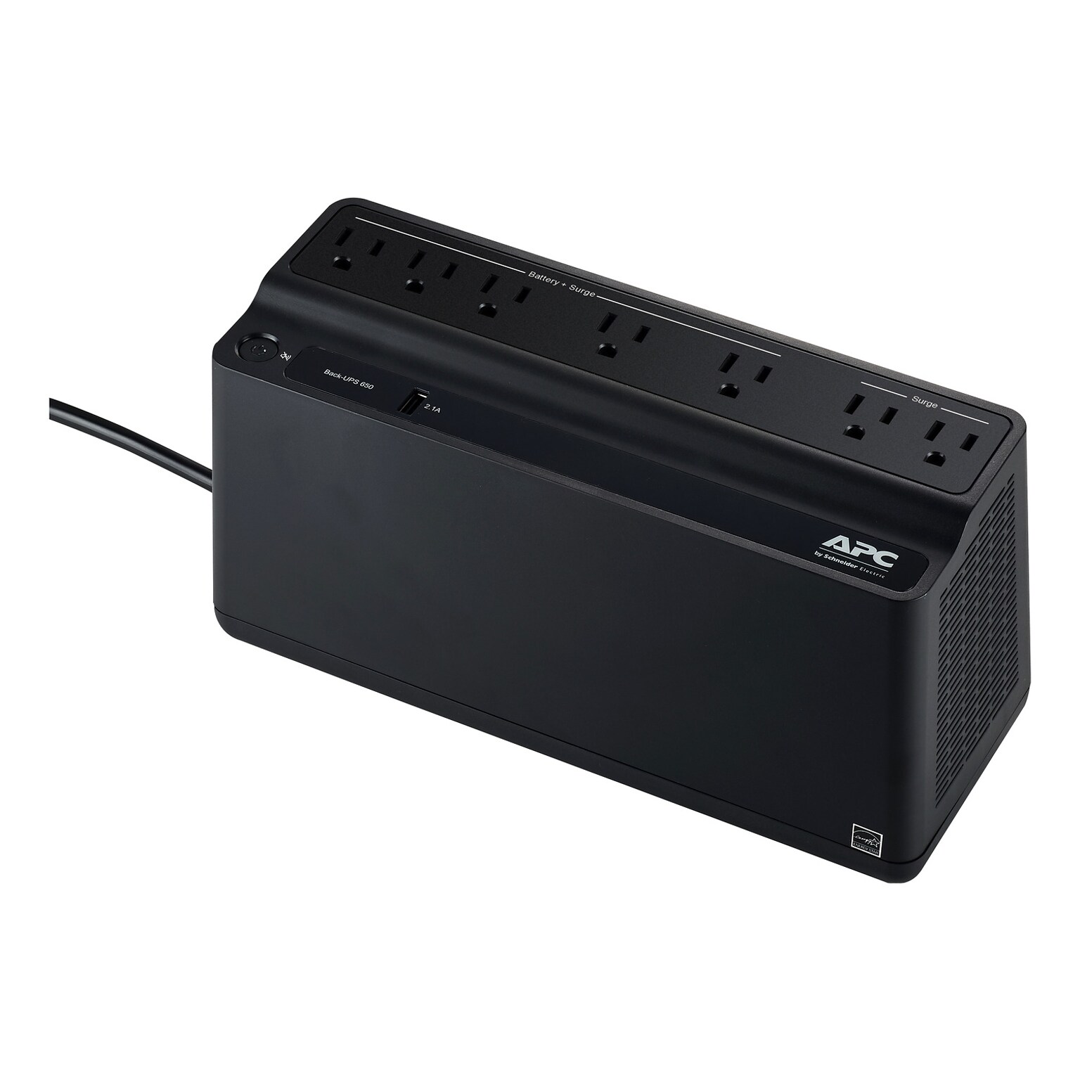 APC Back-UPS 650VA 7-Outlet Battery Backup & Surge Protector, Black (BVN650M1)