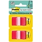 Post-it Flags, 1" Wide, Red, 100 Flags/Pack (680-RD2)