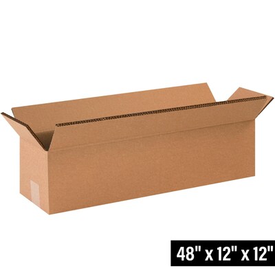 48 x 12 x 12 Heavy Duty Shipping Boxes, 48 ECT, 10/Bundle (HD481212DW)