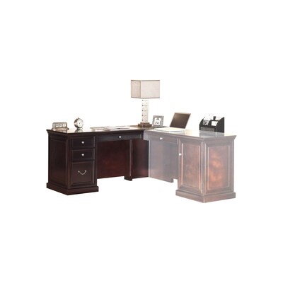 Martin Furniture Fulton Collection; 65 Desk for Right-Hand Facing Keyboard Return