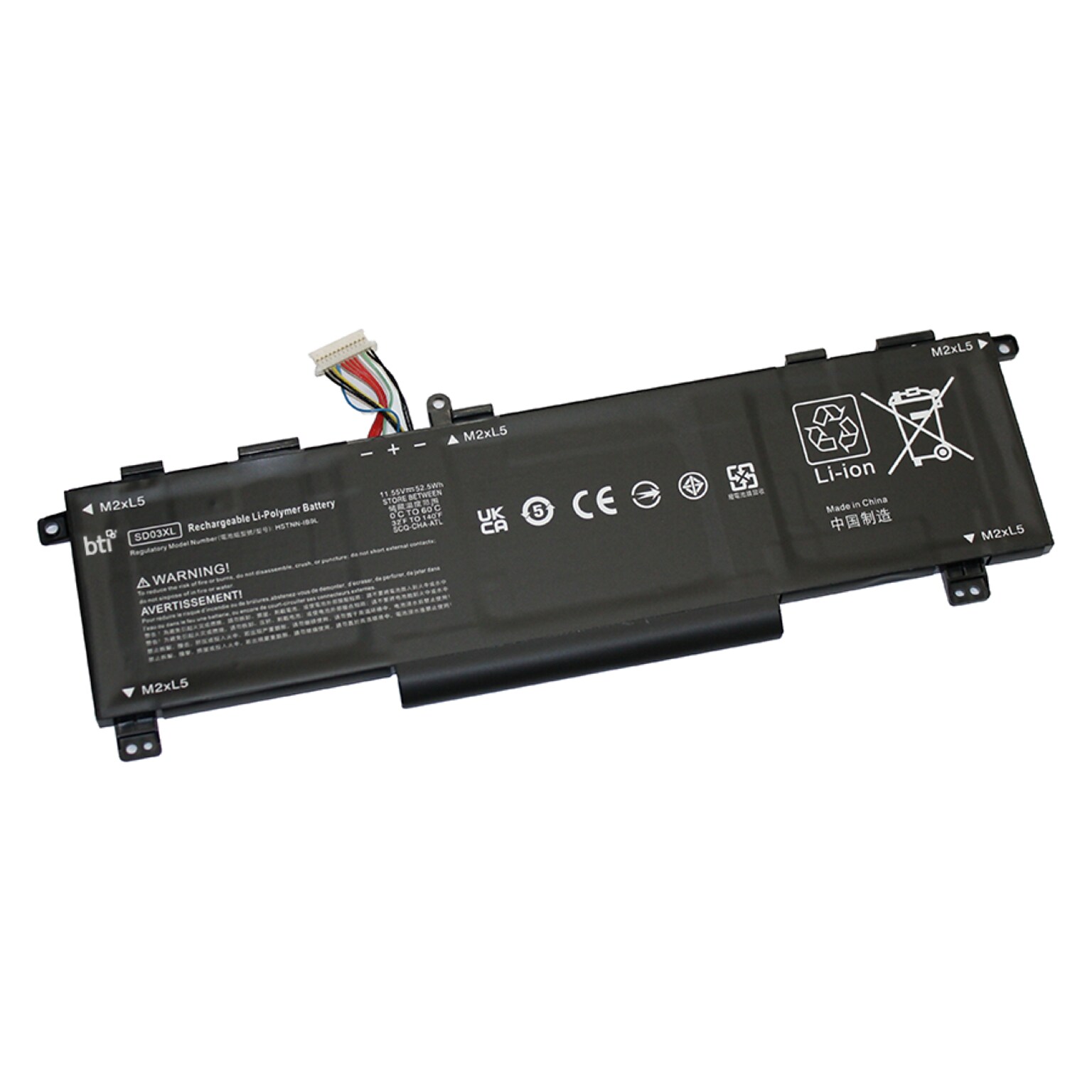 Battery Technology Lithium-Ion Battery for HP Victus 15-FA/FB, OMEN 15-EK/EN Laptops (L84394-005-BTI)