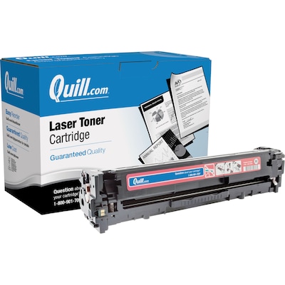 Quill Brand Remanufactured HP 128A (CE323A) Magenta Laser Toner Cartridge (100% Satisfaction Guarant